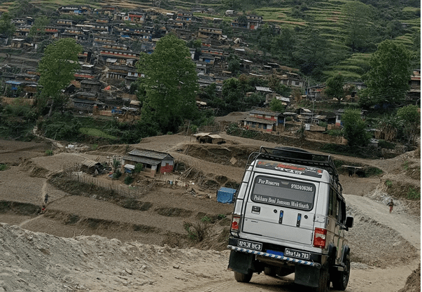 म्याग्दीको विकट क्षेत्रमा अवस्थित खिवाङगाउँमा सडक सञ्जाल