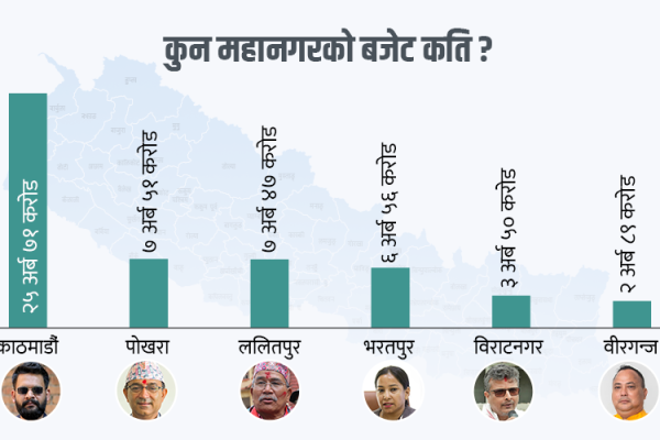 सबै महानगरको आगामी आर्थिक वर्षको बजेट सार्वजनिक