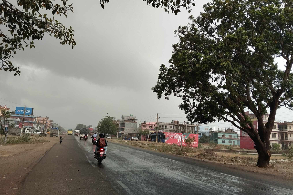 "नेपालमा मौसम बदली र वर्षा सम्भावना"