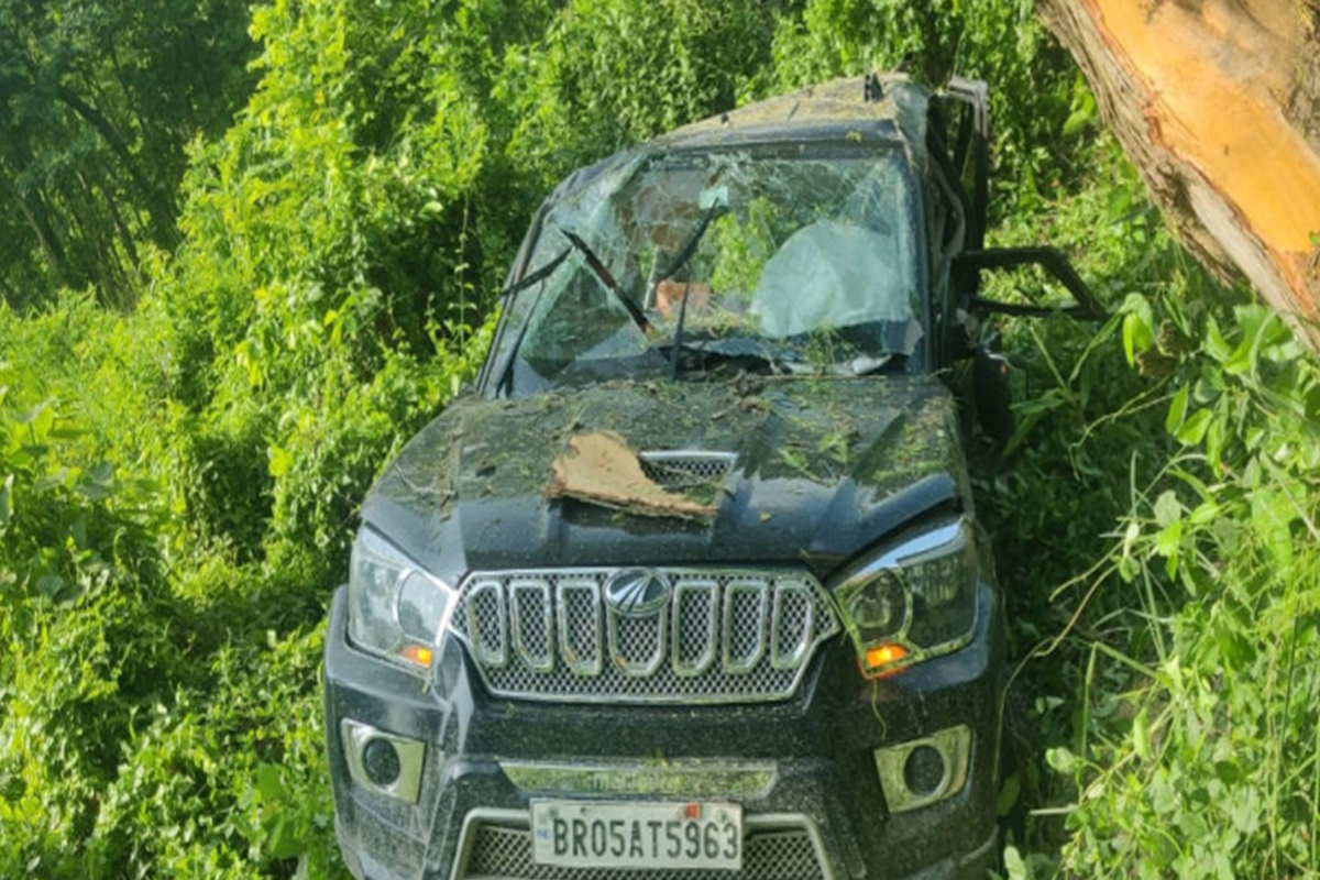 चपुरमा भारतिय स्कार्पियो दुर्घटना,भरत ताल घुमेर फर्किँदै गर्दा दुर्घटनाको अनुमान