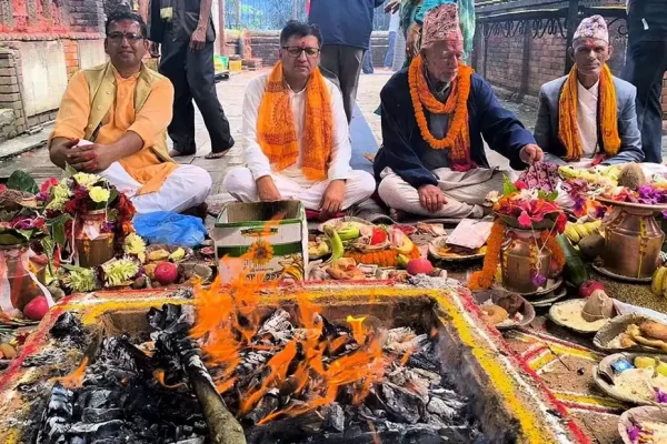 दोलखा भीमेश्वरमा राष्ट्रपतिको तर्फबाट क्षमा पुजा