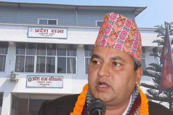 विश्वासको मत लिँदै वागमतीका मुख्यमन्त्री जम्कट्टेल