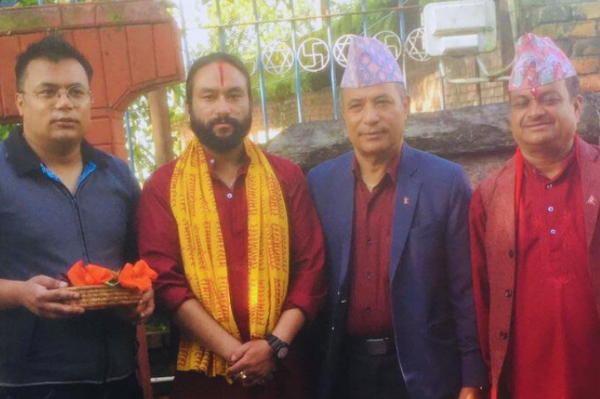 दोलखा भीमसेनमा पूर्वराजाका तर्फबाट क्षमापूजा