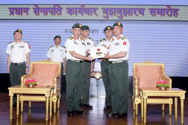 प्रधान सेनापतिको कार्यभार रथी सिग्देललाई