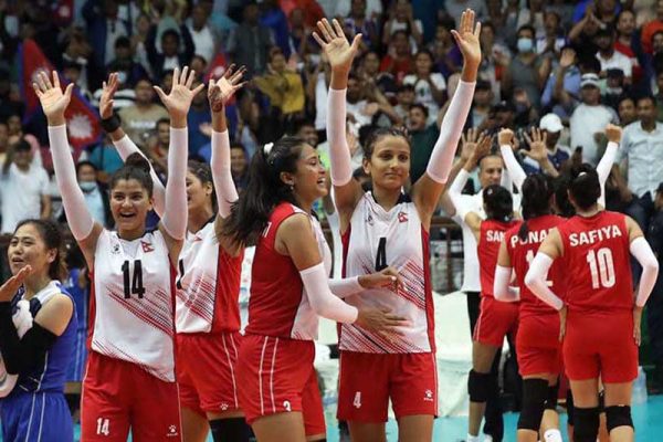 CAVA Volleyball League: Nepal's historical win against India
