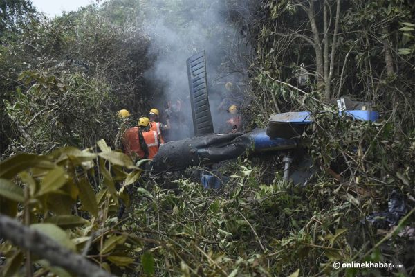 एन-एजेडी हेलिकप्टर दुर्घटनामा मृत्युहुने पाँचमध्ये चारजना चिनियाँ नागरिक