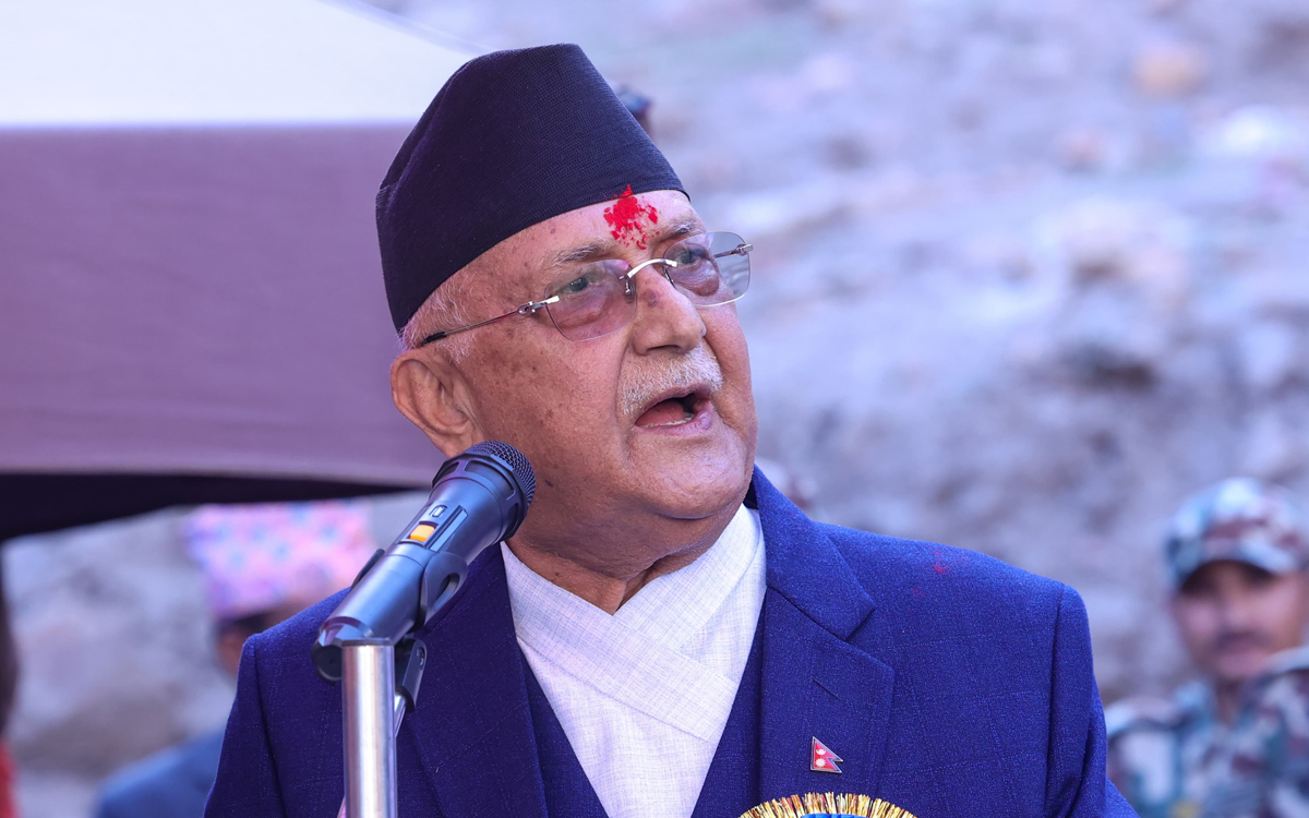 प्रधानमन्त्री ओलीको दाबी : अर्थतन्त्रमा स्पष्ट सुधार