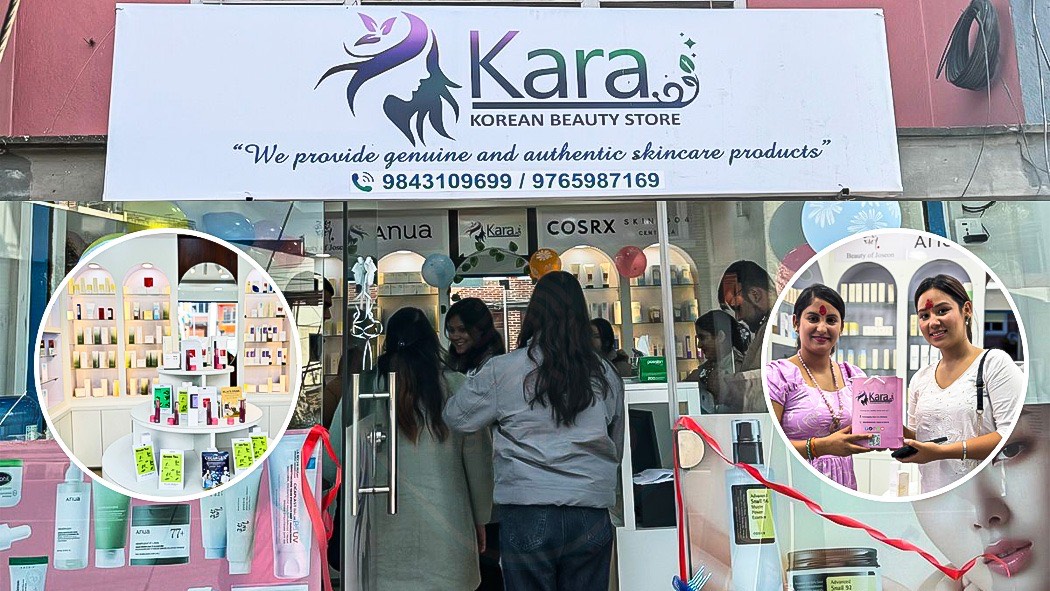 तीजमा कारा कोरियन ब्युटी स्टोरको ७०% छुट र गिफ्ट ह्याम्पर अवसर