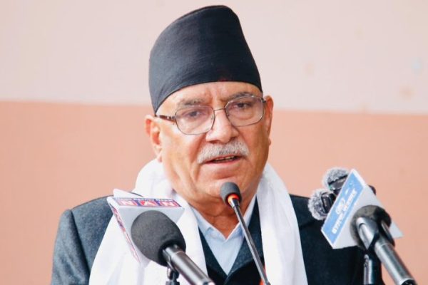 प्रचण्ड पहिलो पार्टी दाबी: चुनावमा एक्लै लडेर जित्ने घोषणा